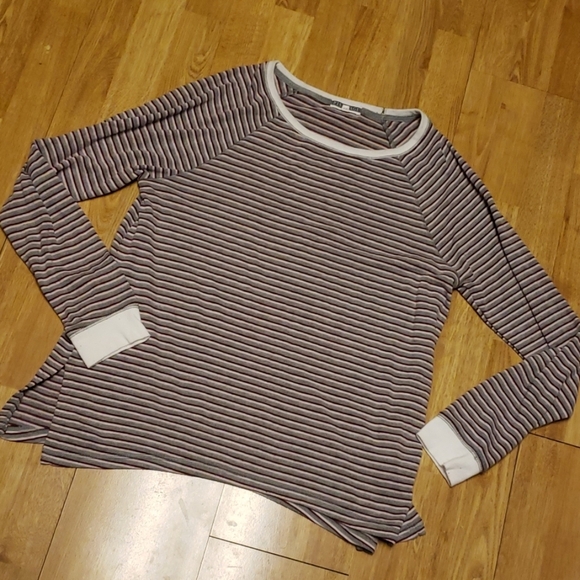 PJ Salvage Tops - PJ Salvage lounge striped pj shirt sz medium